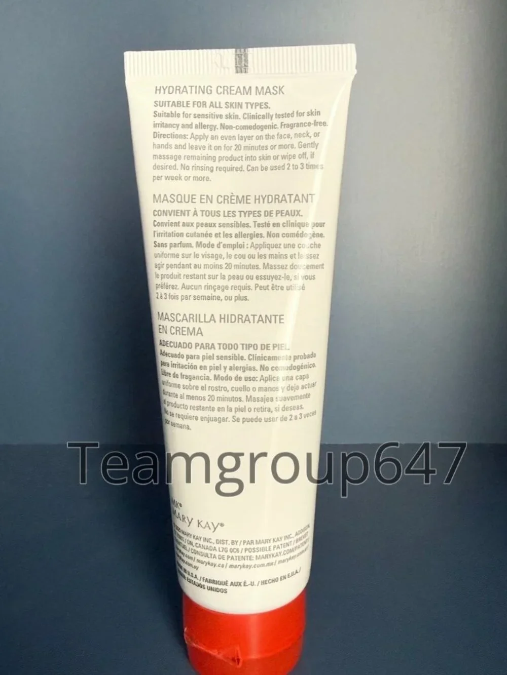 Mary Kay Hydrating Cream Mask 3.0 FL Oz. Are TWO ((2)) ITEMS. NEW IN BOX